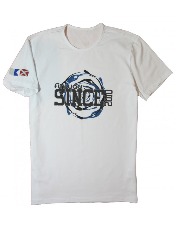 T-shirt Spirale Blanc