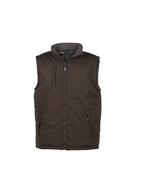 Bodywarmer matelassé et polaire