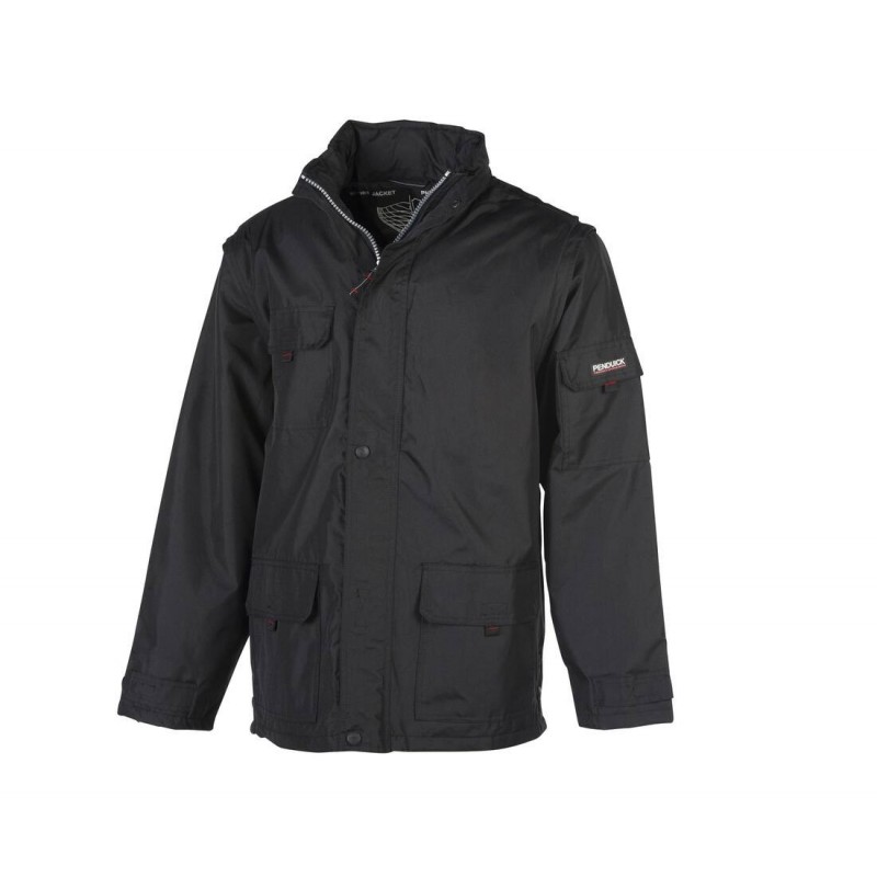 Veste doublée manches amovibles homme