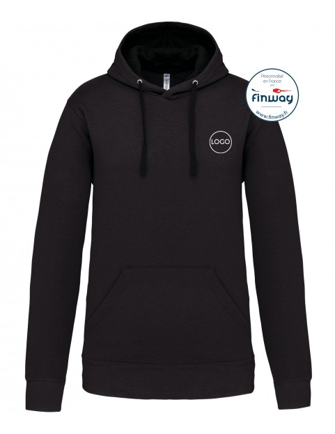 Sweat sans zip HOMME avec logo sur le cœur (Broderie)