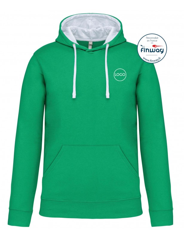 Sweat sans zip HOMME avec logo sur le cœur (Broderie) Sweat sans zip HOMME avec logo sur le cœur (Broderie)