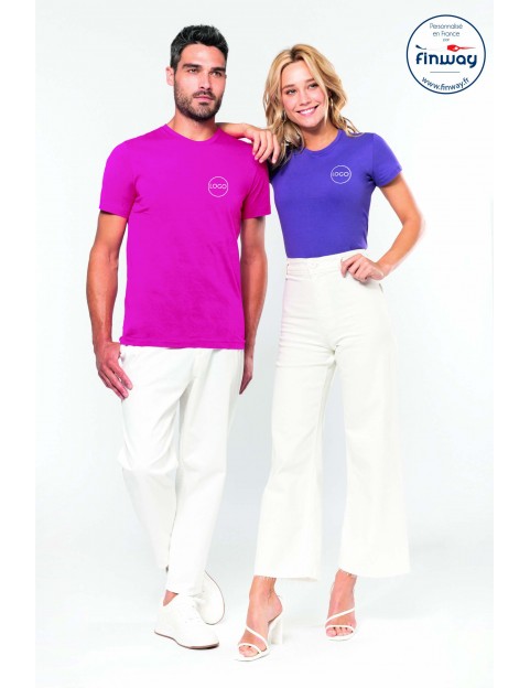 T-shirt homme avec logo sur le coeur (marquage)