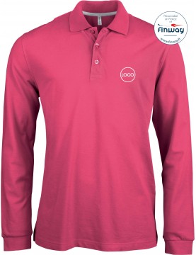 Polo homme avec logo sur le coeur (broderie)